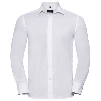 Camicia Oxford su misura a maniche lunghe e facile da lavare