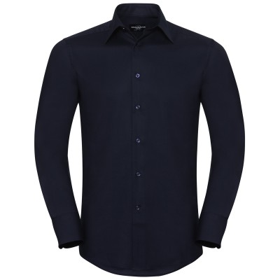 Camicia Oxford su misura a maniche lunghe e facile da lavare