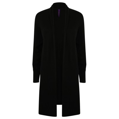 Cardigan lungo aperto da donna