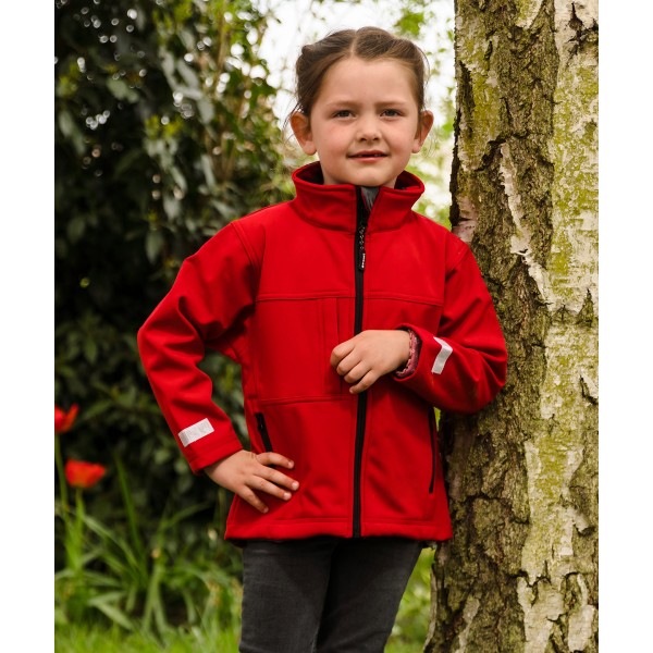 Giacca softshell classica junior a 3 strati - cod. RWR121J