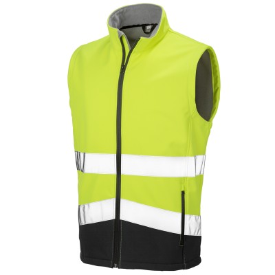 Gilet softshell di sicurezza stampabile