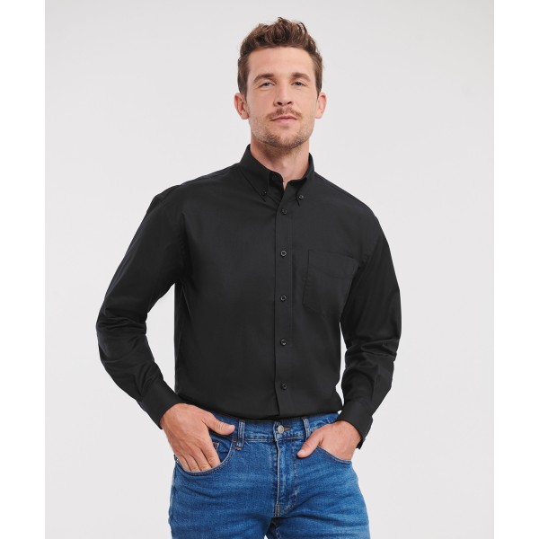 Camicia Oxford a maniche lunghe easycare - cod. RWJ932M