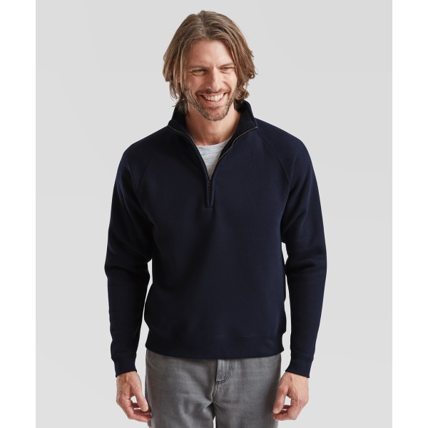 Felpa con zip 70/30 Premium - cod. RWSS830
