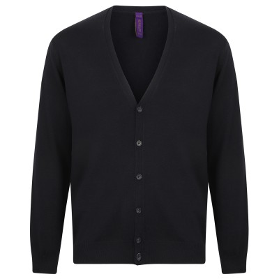 Cardigan con bottoni a V