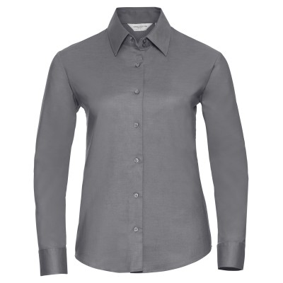 Camicia da donna a maniche lunghe in Oxford easycare