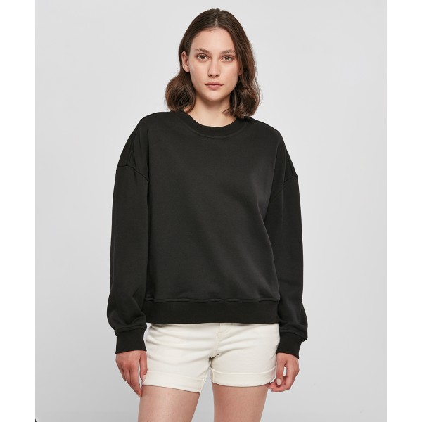 Felpa oversize girocollo da donna - cod. RWBY212