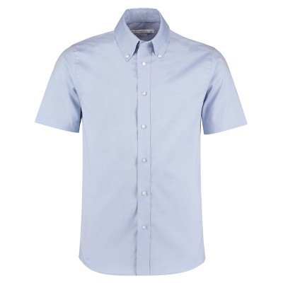 Camicia Oxford Premium a maniche corte (vestibilità su misura) Camicia Oxford Premium a maniche corte (vestibilità su misura)
