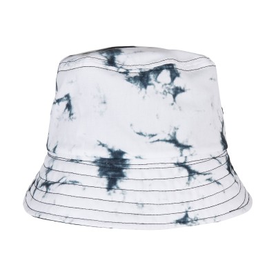 Cappello da pescatore reversibile con tintura batik