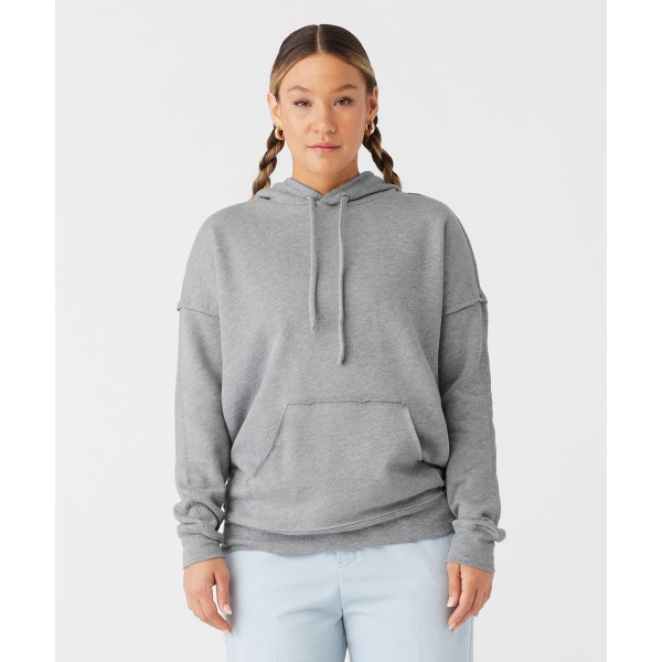 Felpa unisex con cappuccio e cuciture grezze - cod. RWBE132