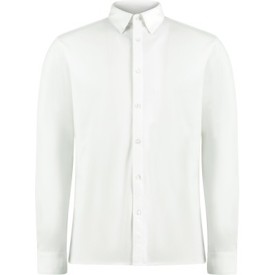 Camicia a maniche lunghe in piqué Superwash® 60° (vestibilità su misura) Camicia a maniche lunghe in piqué Superwash® 60° (vestibilità su misura)
