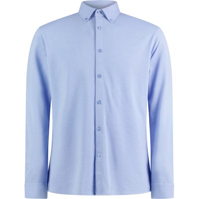 Camicia a maniche lunghe in piqué Superwash® 60° (vestibilità su misura) Camicia a maniche lunghe in piqué Superwash® 60° (vestibilità su misura)