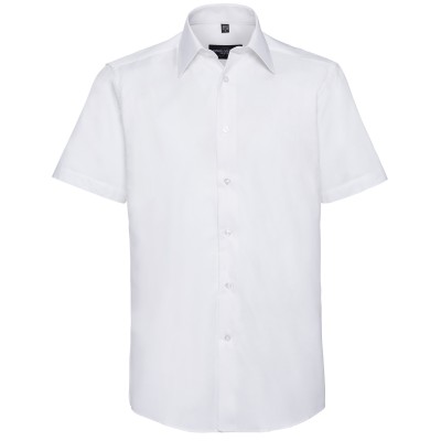 Camicia Oxford su misura a maniche corte, facile da lavare