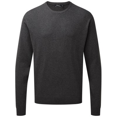 Maglione girocollo in cotone lavorato a maglia Maglione girocollo in cotone lavorato a maglia