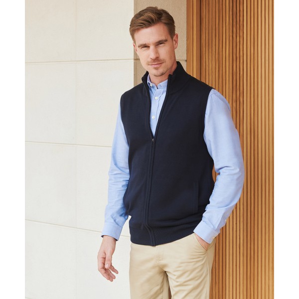 Maglione senza maniche con cerniera - cod. RWHB711