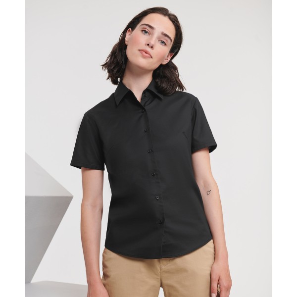 Camicia Oxford a maniche corte da donna - cod. RWJ933F