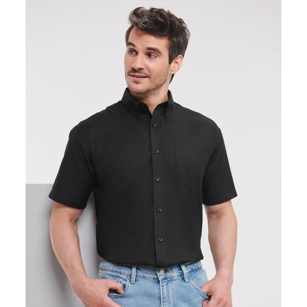 Camicia Oxford a maniche corte, facile da lavare - cod. RWJ933M