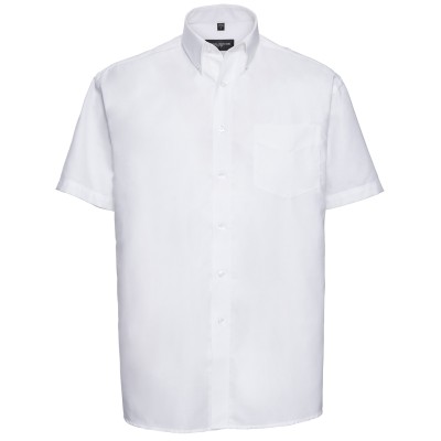 Camicia Oxford a maniche corte, facile da lavare