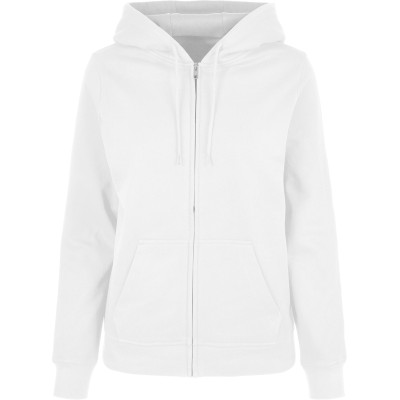 Felpa con cappuccio basic da donna con zip