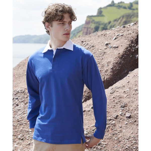 Maglia da rugby semplice a maniche lunghe - cod. RWFR100