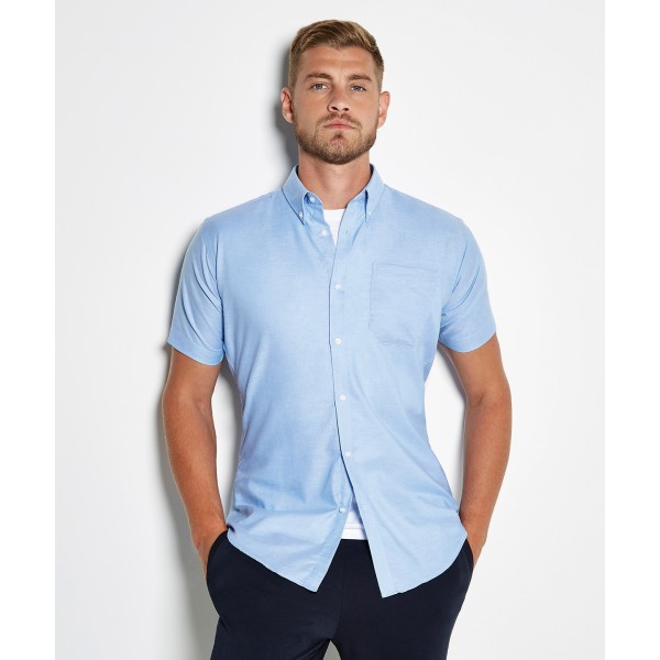 Camicia da lavoro slim fit Oxford a maniche corte - cod. RWKK183