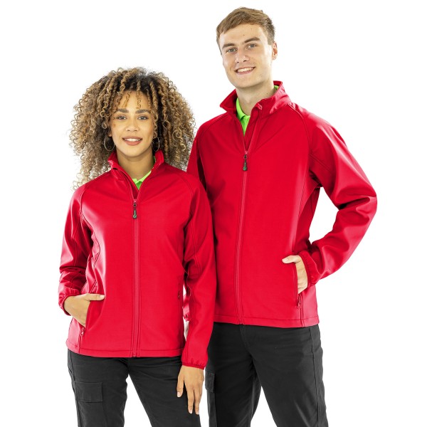 Giacca softshell stampabile a 2 strati riciclata da donna - cod. RWR901F