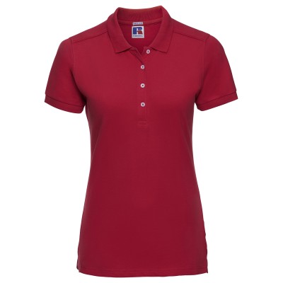 Polo elasticizzata da donna Polo elasticizzata da donna