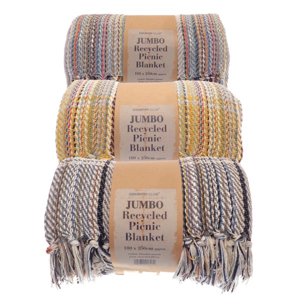 Coperta da picnic riciclata Jumbo - cod. RWHL207