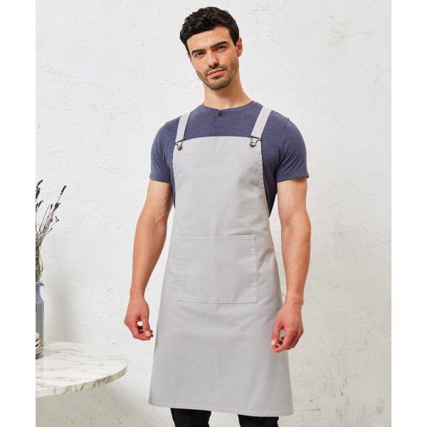 Grembiule con pettorina incrociata "barista" - cod. RWPR129