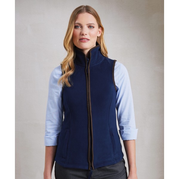 Gilet in pile artigianale da donna - cod. RWPR804