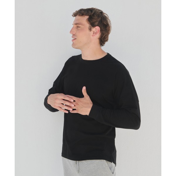 Top unisex con slogan e spalle scese - cod. RWSF514