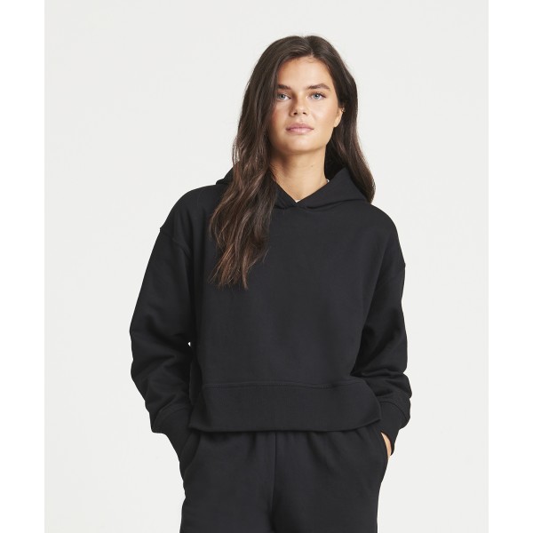 Felpa con cappuccio rilassata da donna - cod. RWJH305