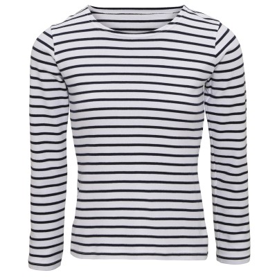 Maglietta a maniche lunghe da donna Marinière coastal