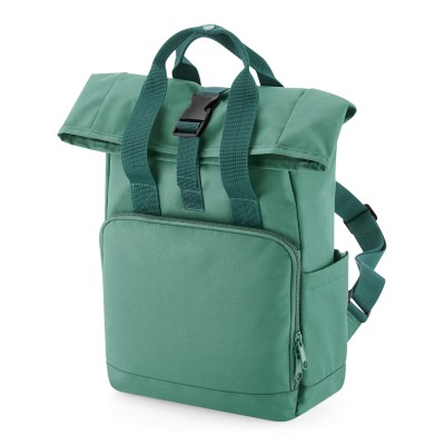 Zaino mini arrotolabile con due manici riciclato Zaino mini arrotolabile con due manici riciclato