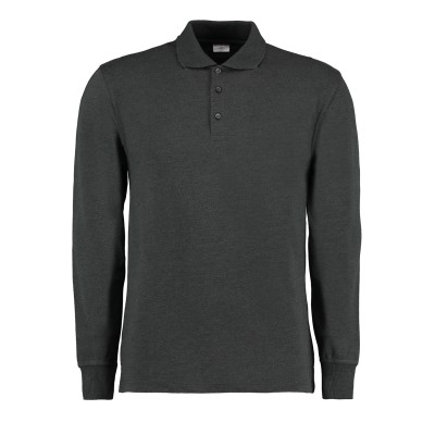 Polo piqué a maniche lunghe (vestibilità classica)