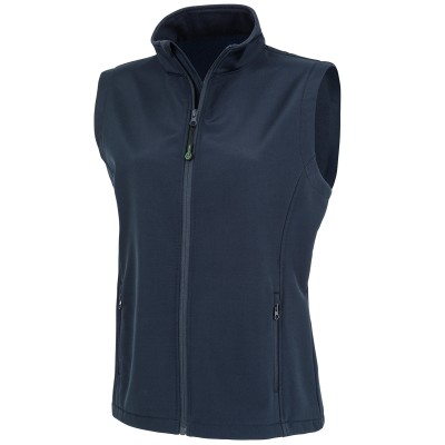 Gilet softshell stampabile riciclato a 2 strati da donna