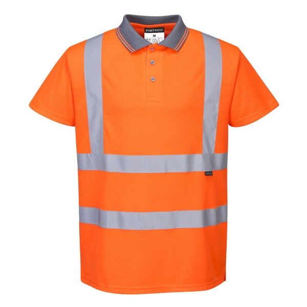 Polo a maniche corte ad alta visibilità (S477/RT22) - cod. RWPW024