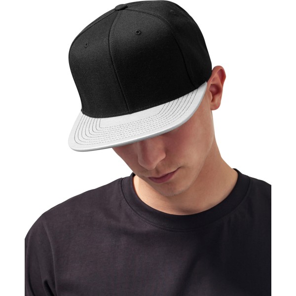 Visiera metallica snapback (6089PU) - cod. RWYP024