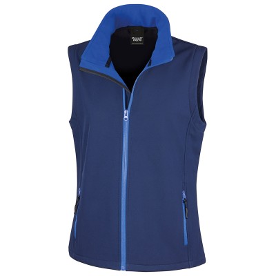 Gilet softshell stampabile da donna