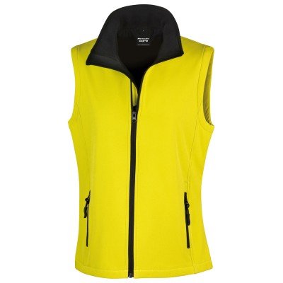 Gilet softshell stampabile da donna