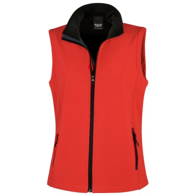 Gilet softshell stampabile da donna