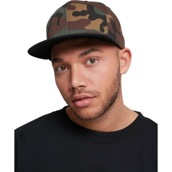 Classico snapback mimetico bicolore (6089TC) - cod. RWYP089