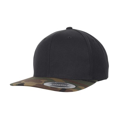 Classico snapback mimetico bicolore (6089TC) Classico snapback mimetico bicolore (6089TC)