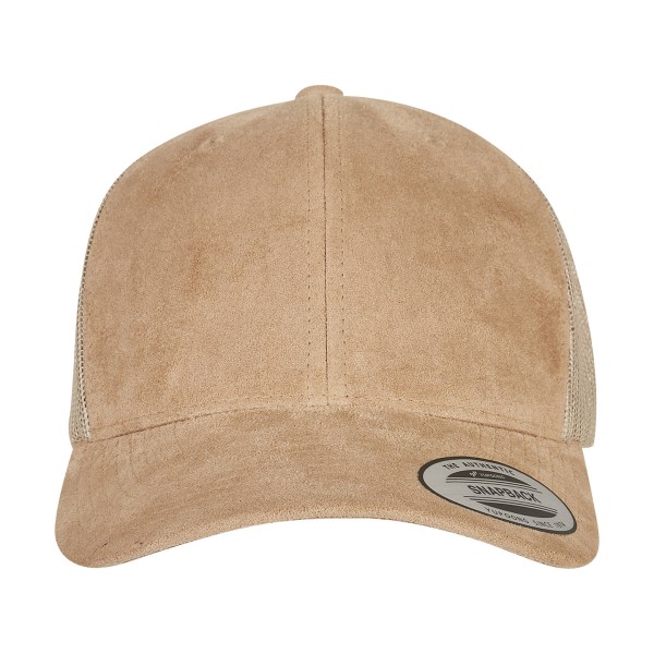 Cappellino da camionista in similpelle scamosciata (6606SU) - cod. RWYP236