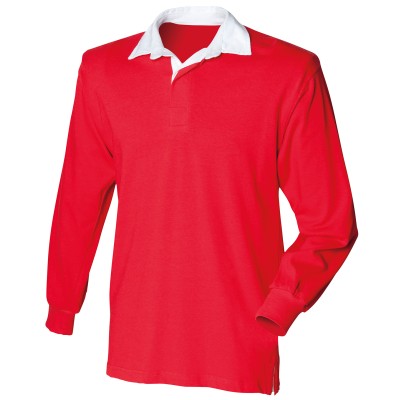Maglia da rugby semplice a maniche lunghe per bambini Maglia da rugby semplice a maniche lunghe per bambini