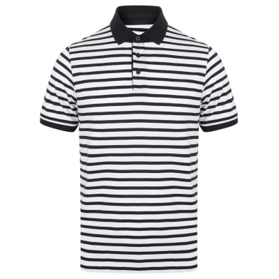 Polo in jersey a righe Polo in jersey a righe