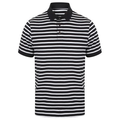 Polo in jersey a righe