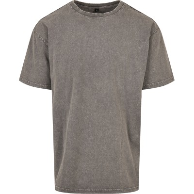T-shirt oversize pesante lavata con acido