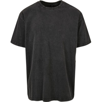 T-shirt oversize pesante lavata con acido