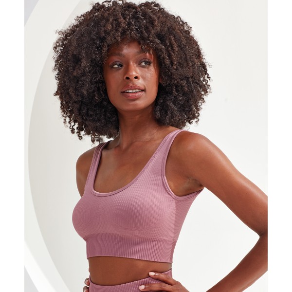 Reggiseno multi-sport TriDri® a coste senza cuciture 3D fit da donna - cod. RWTR213