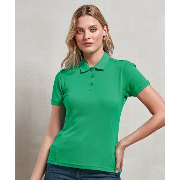 Polo da donna in Coolchecker® plus piqué - cod. RWPR632